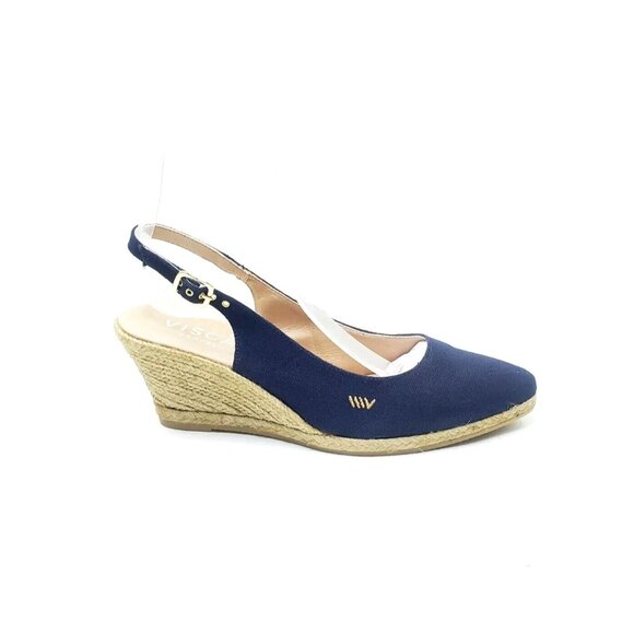 Viscata Polamera Wedge Espadrille Sandals Ankle Strap Pointed Toe US 9 - Picture 8 of 9